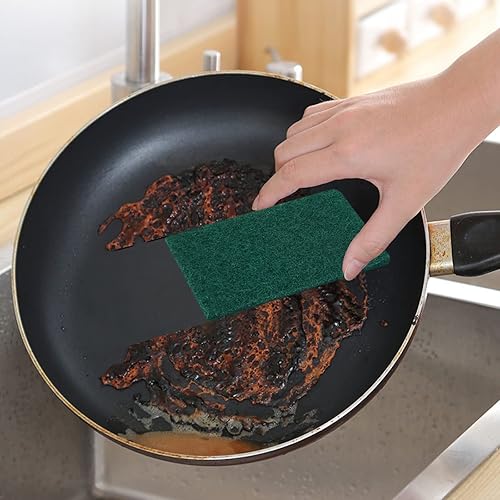 Miniatura 8 de Esponja de limpieza resistente, esponja para lavar platos de doble cara sin arañazos, esponja para fregar, para cocina, fregadero, plato, bañera,