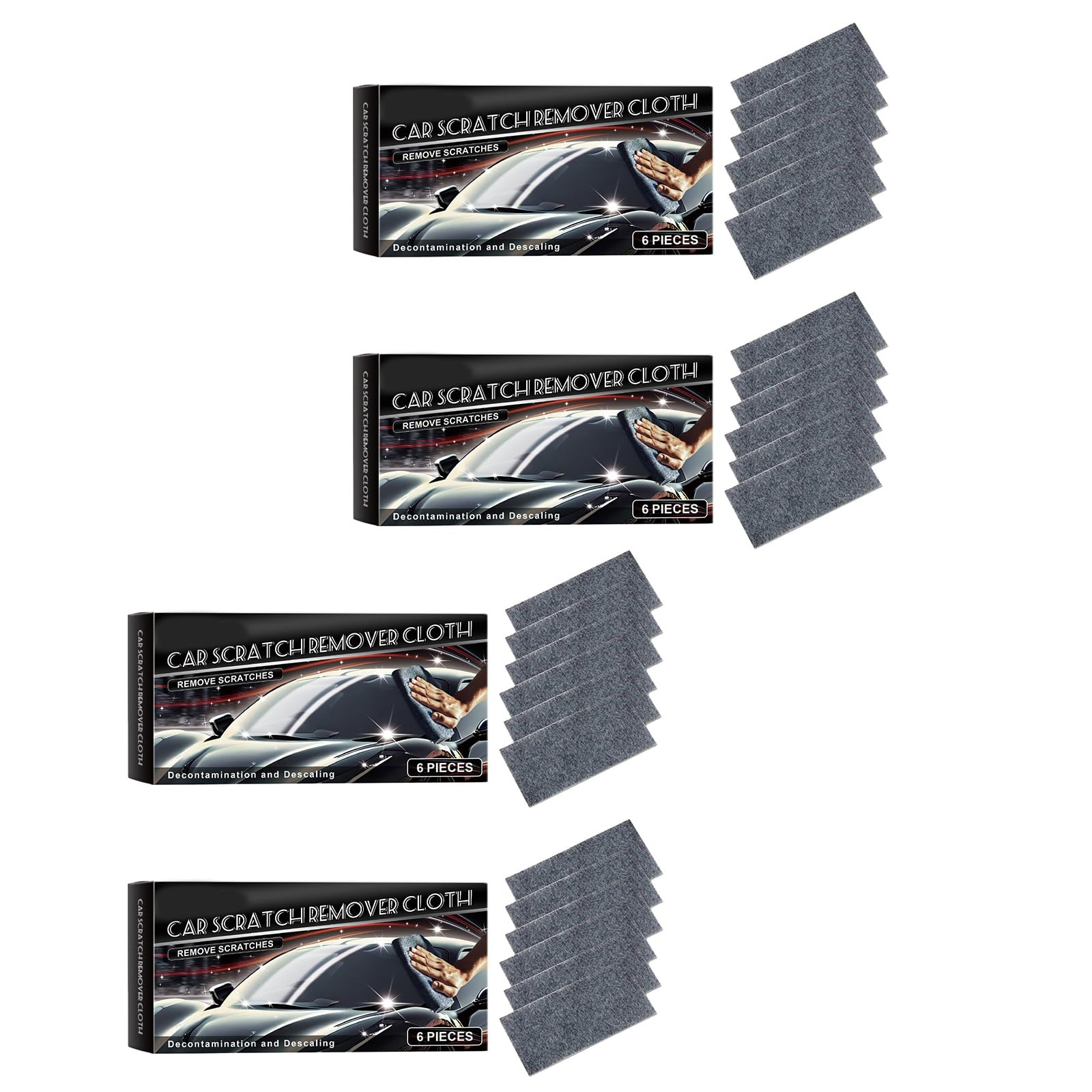 Hsioluted Car Scratch Remover Cloth Automotive Scratch Car Spray Paint Cloth for Polishing AntiScratch Stain Repair Cleans