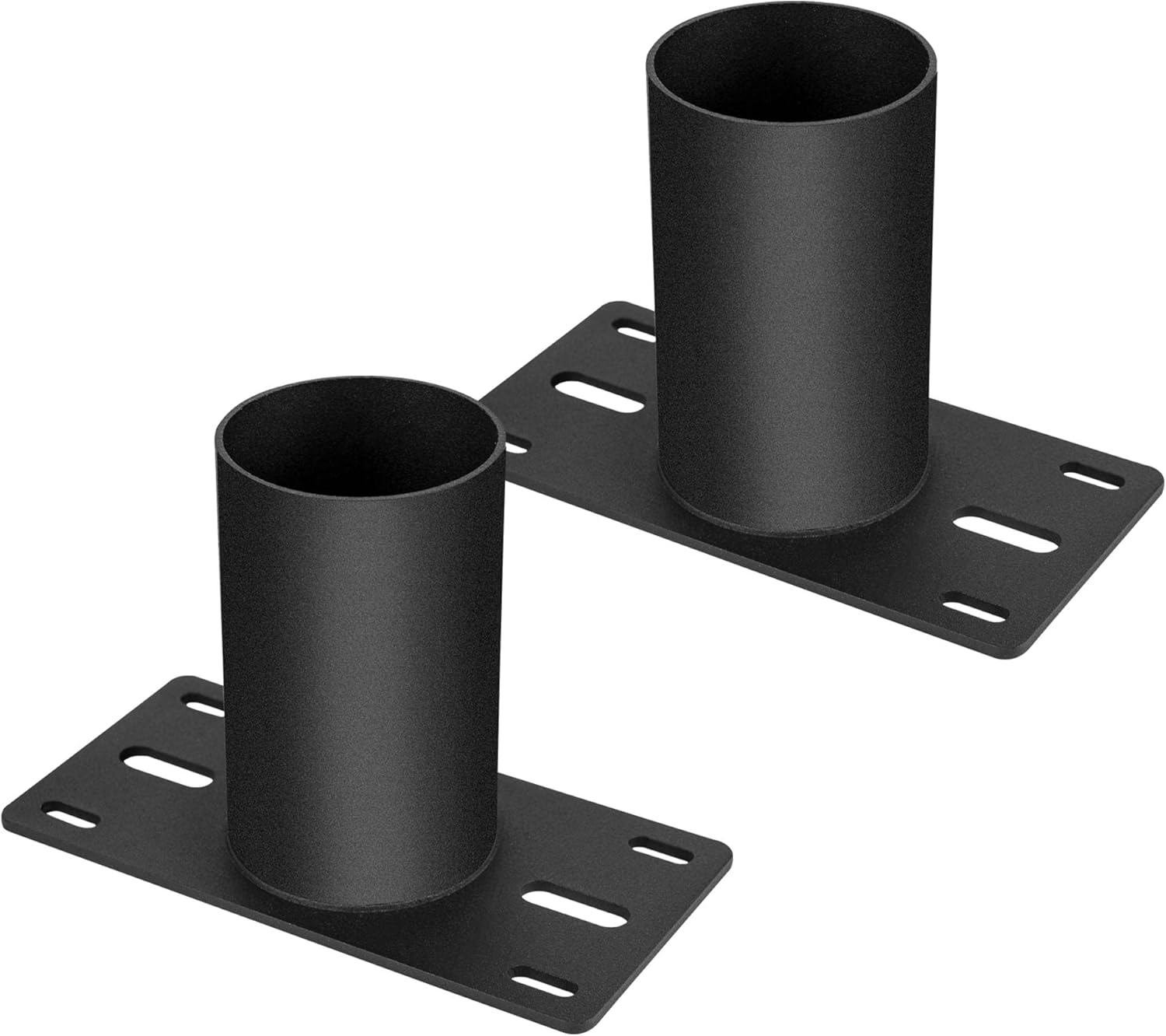 2 PCS Slip Fitter Adaptor, Mounting Bracket, Transform Slip Fitter into Arm Mounting, Tenon Adaptor for Outdoor Flood Lights, Street, Parking Lot, Shoebox Light Fixtures