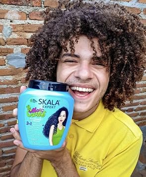 SKALA Hair Type 3ABC - Mais Cachos And Passion Fruit Combo- Hydrate Curls, Eliminate Frizz, For Curly Hair - 2 IN 1 Conditioning Treatment and Cream To Comb