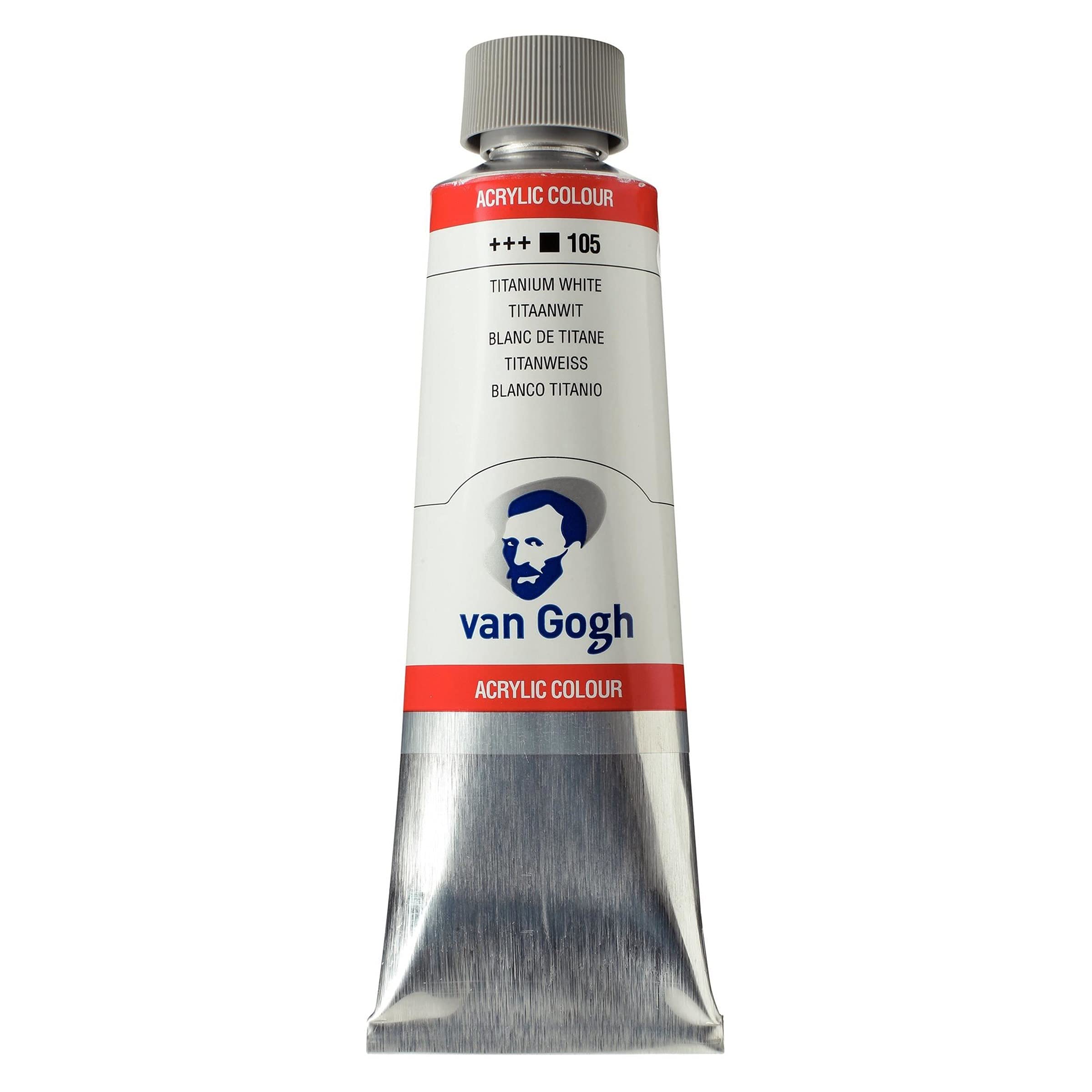 Van Gogh Acrylic Colour Tube 150 ml Titanium White 105