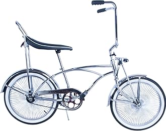 Retro Beach Cruiser for Adults,20 Inch Wheels,1.75 Tire, City Bike, Lowrider Springer Fork Retro Banana Seat,High Rise Handlebar - Multi Color