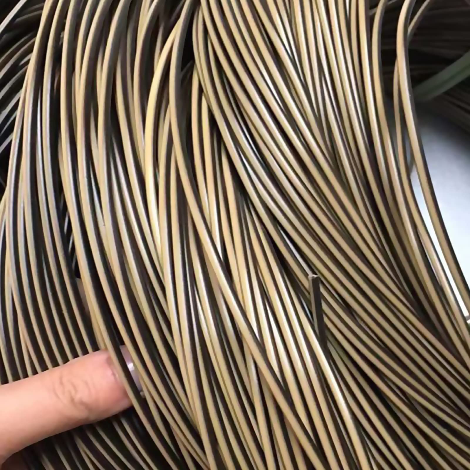 YebiO Synthetic Rattan Repair Material,500G 3Mm Plastic Pe Wicker Woven Material/B/3Mm