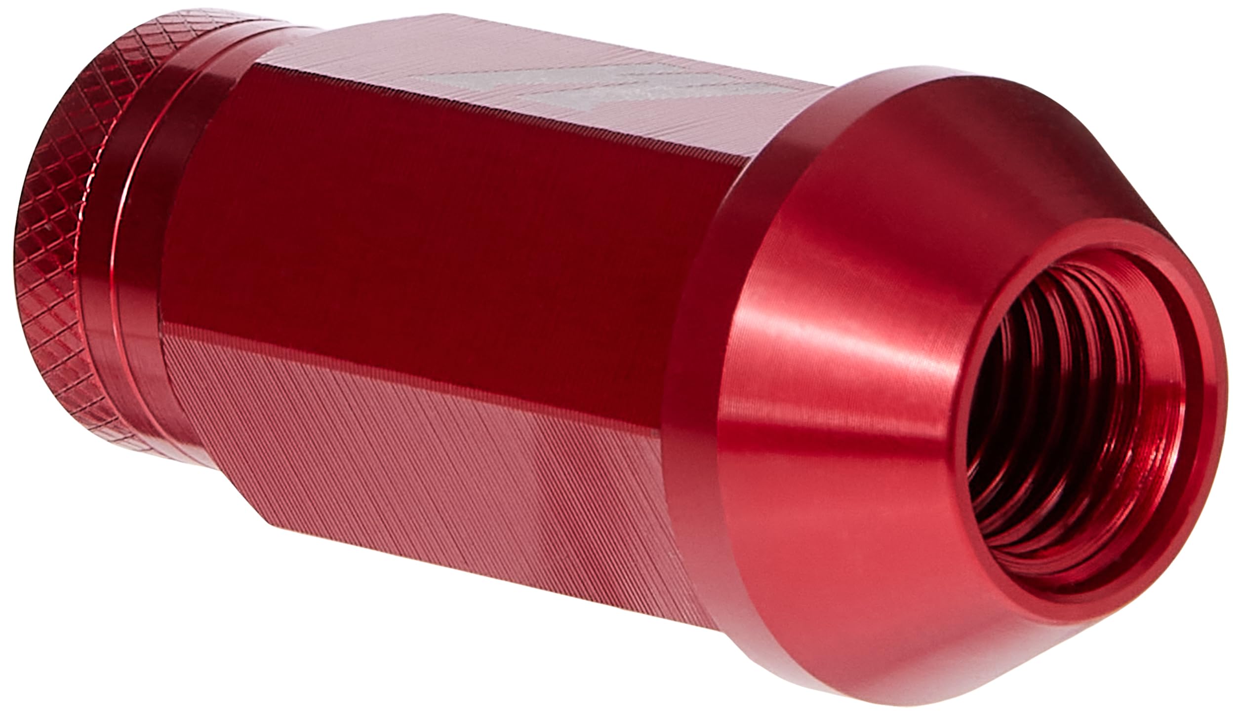 ロロもも Mishimoto MMLG-15-LOCKRD Red M12 x 1.5 Aluminum Locking Lug