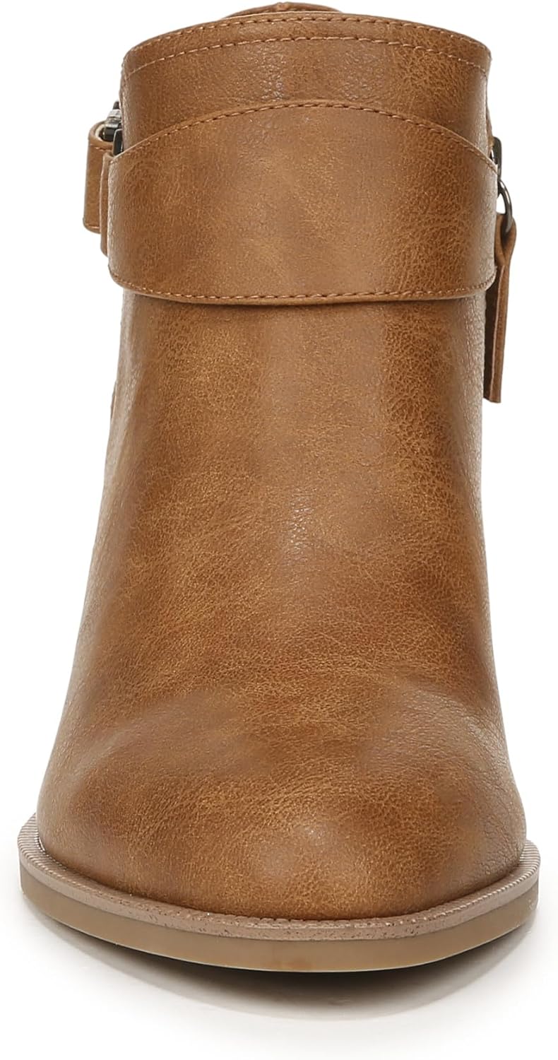 Dr. Scholl's Women's Kickstart Ankle Bootie Boot 8.5 Honey Brown Smooth image 2 of 9 B0C5YSK7GV