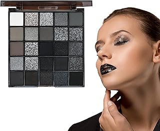 Paleta de sombras de ojos oscuras, kit de maq...