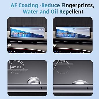 SHAOHAO for 2024 2025 Genesis GV70 Screen Protector, for 2022-2025 Genesis GV70 (2.5T, 3.5T) Infotainment Display Screen 14.5 In 2025 GV70 Screen Protector 9H Glass GV70 2023 2024 2025 Accessories