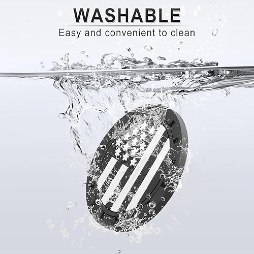 Miniatura 5 de JUSTTOP Portavasos para automóvil, diseño de bandera estadounidense, antideslizante, accesorios para el interior del automóvil, para mujeres y