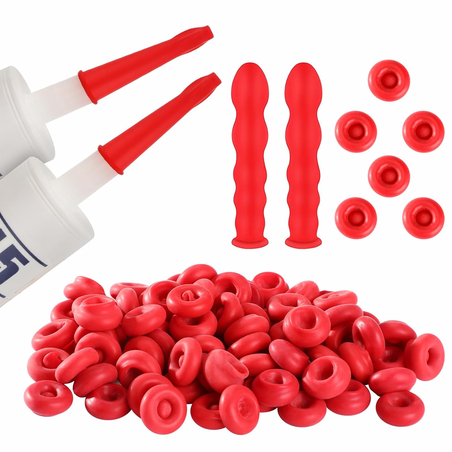 Caulk Caps, MARFOREVER Caulking Tube Caps 80 Pack Caulk Tube Sealer Cap