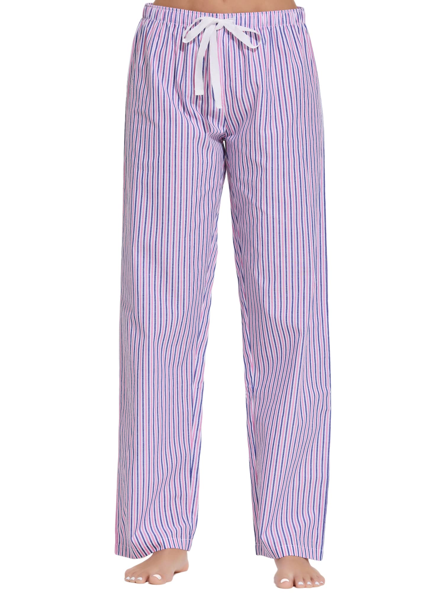 CYZWomen's 100% Cotton Woven Poplin Sleep Pajama Pants
