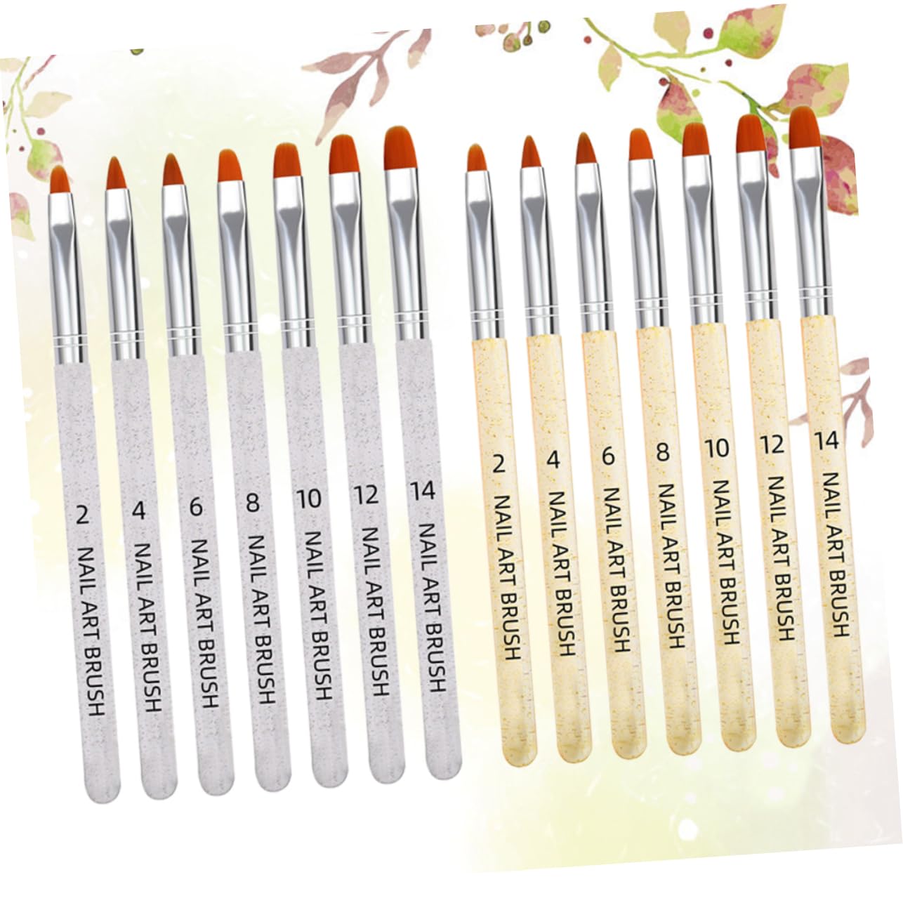 Healvian Set Di 3 Pennelli Per Nail Art Pennelli Per Punteggiatura Pennelli Per Pittura Pennelli Per Manicure Facili Da Usare 14 Pezzi*3