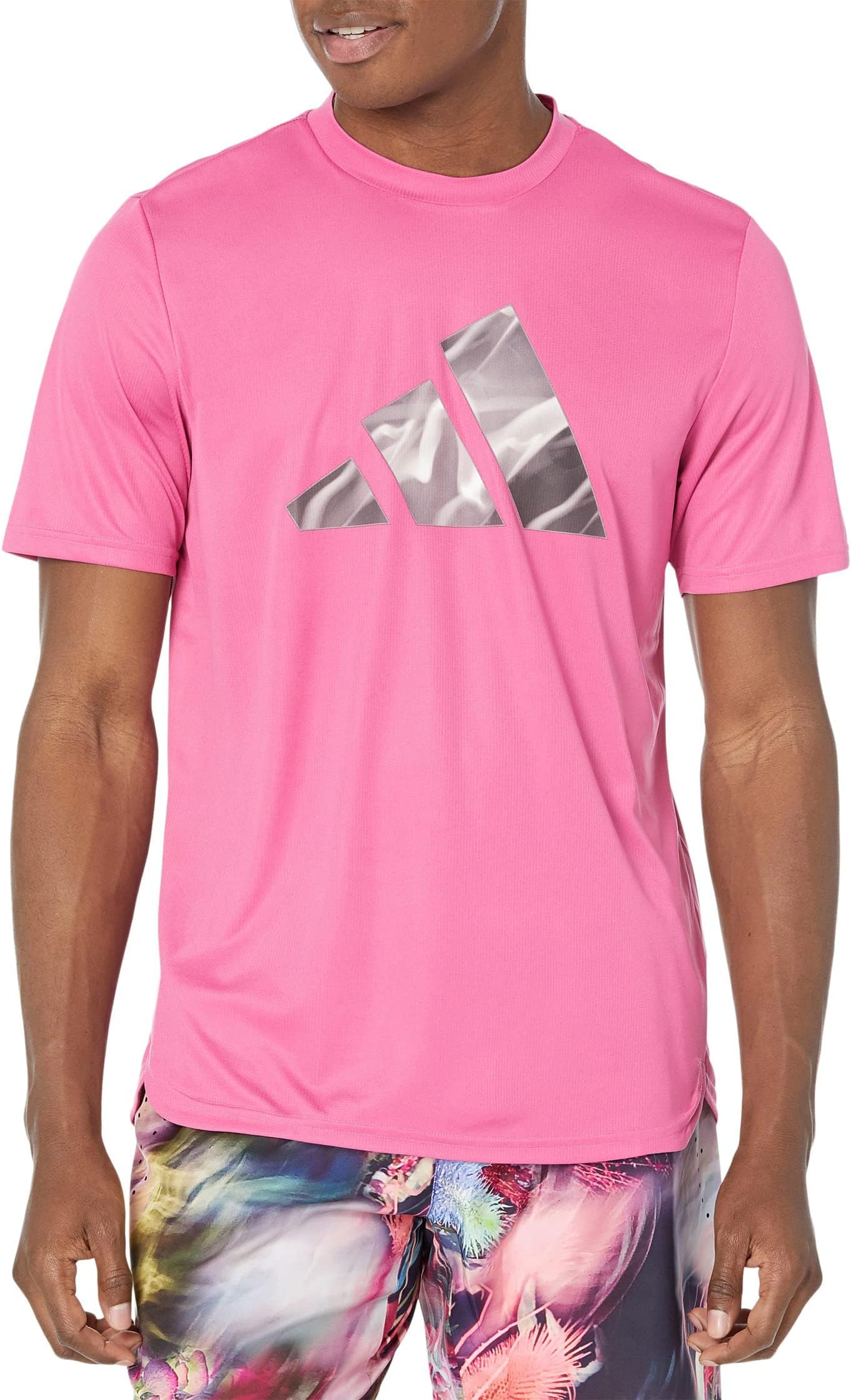 fuchsia adidas shirt
