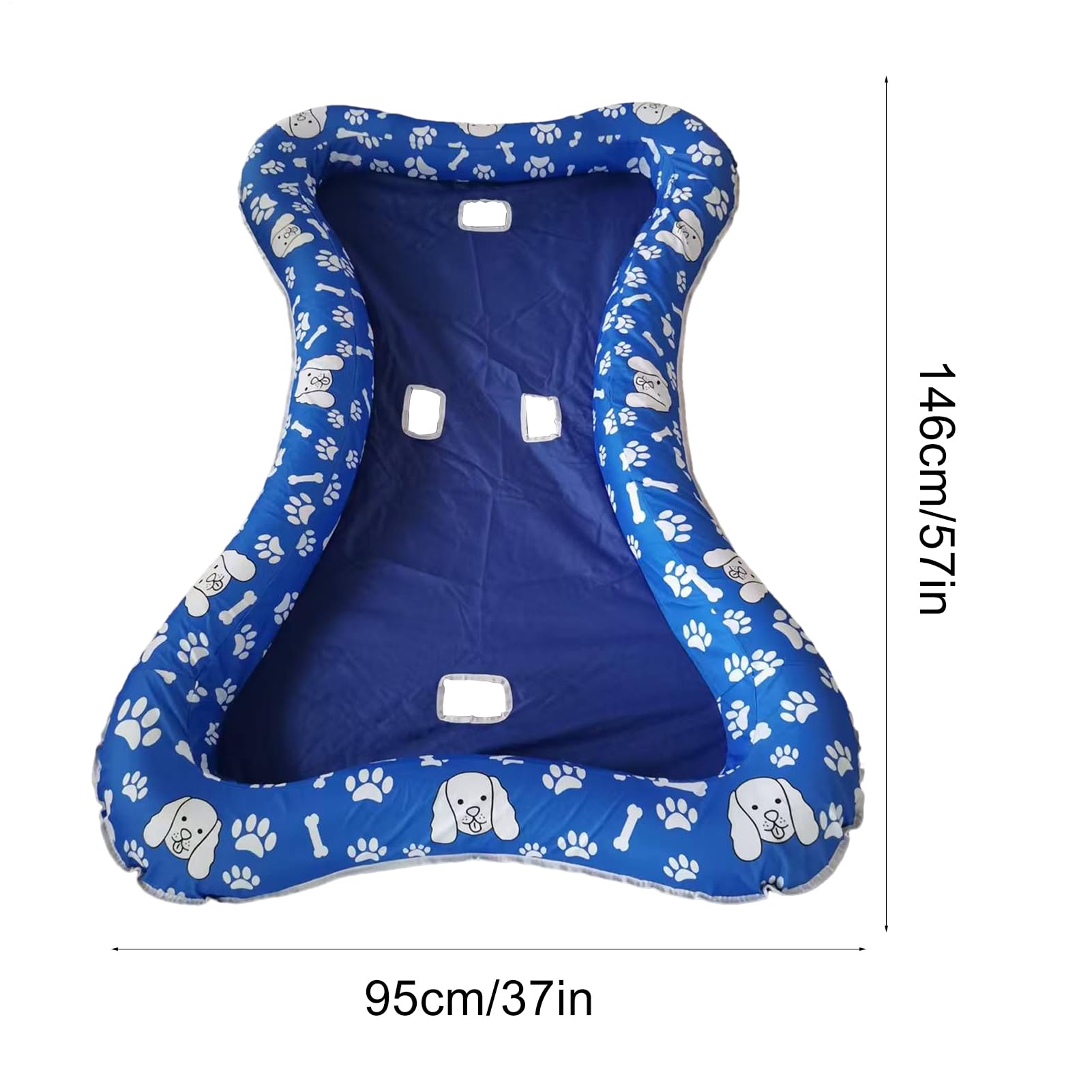 Flotador para Perros Juguetes Inflables para Mascotas | Alfombra Agua Balsa Juegos Animales Exterior Lago Playa Río