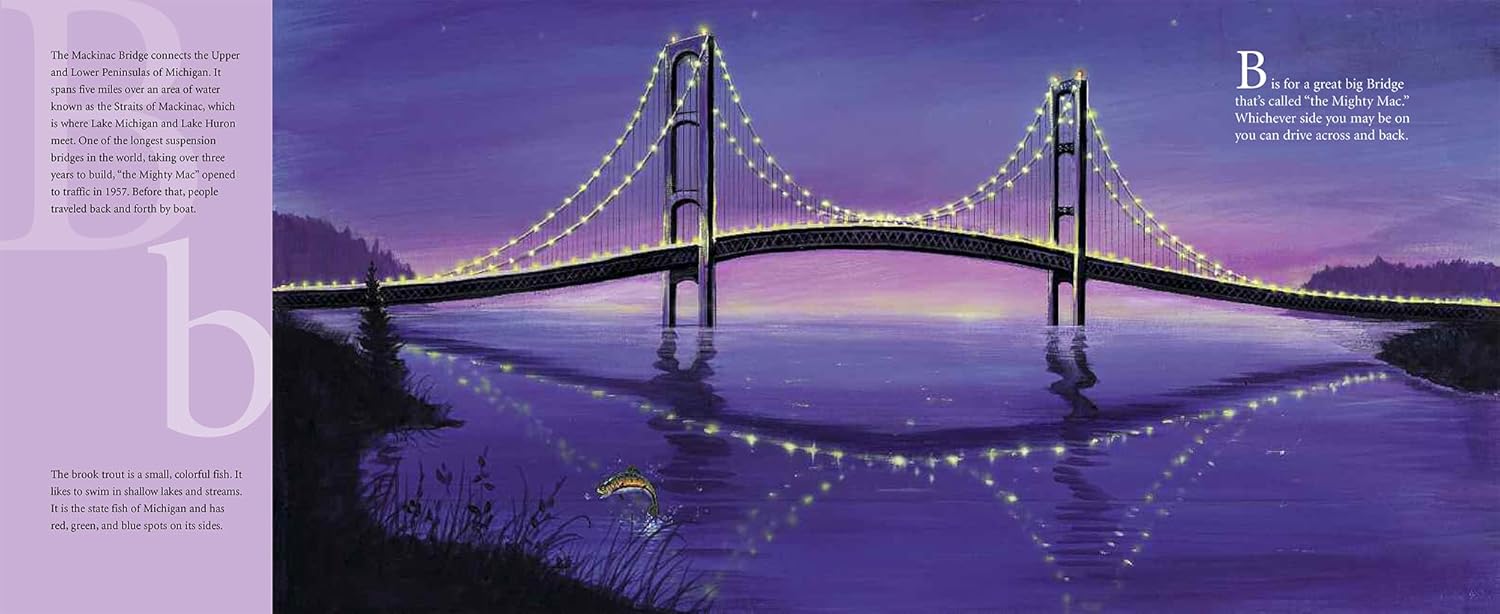 M Is For Mitten: A Michigan Alphabet (Discover America State by State) - Image 2