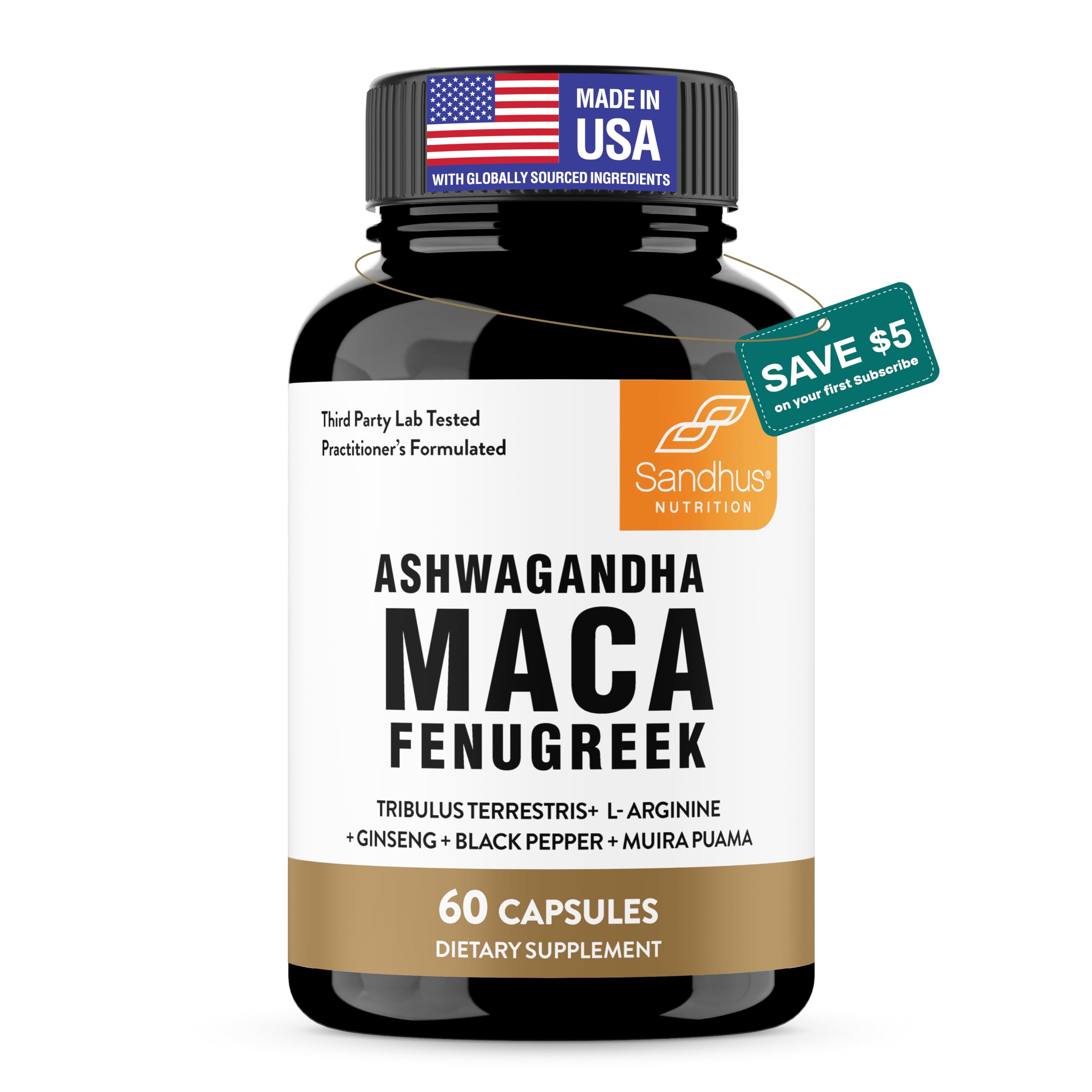 Sandhu's Thyroid Support Complex with Selenium, Zinc, Iodine, L Tyrosine, Ashwagandha | Pure Health Supplement for Women & Men |70 Count, 35 Days Supply — Amazon image 13