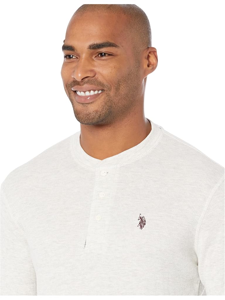 U.S. POLO ASSN. Long Sleeve Henley Thermal Shirt