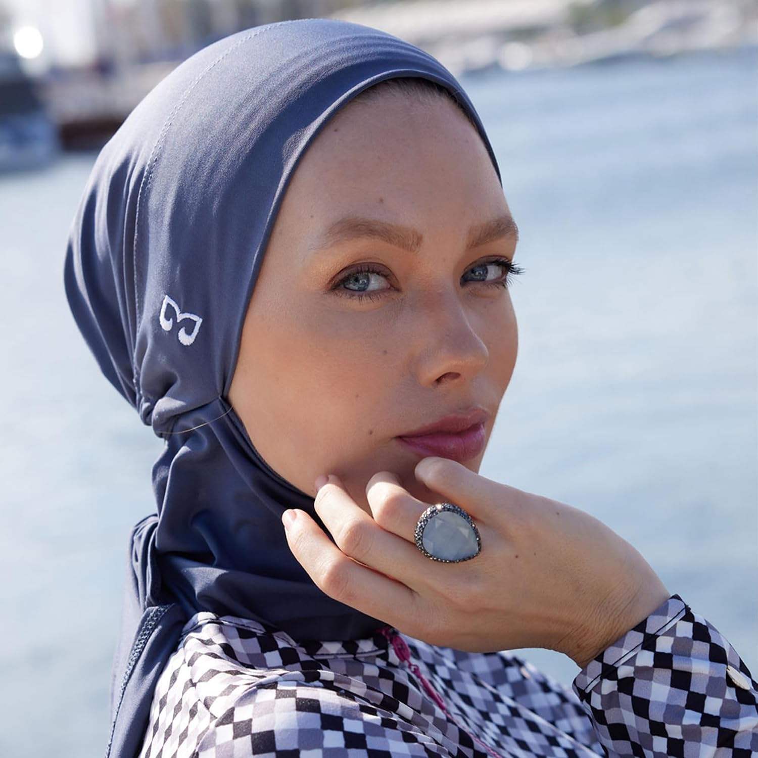 Swim Hijab-Bonette; Modest Swimwear Accesories