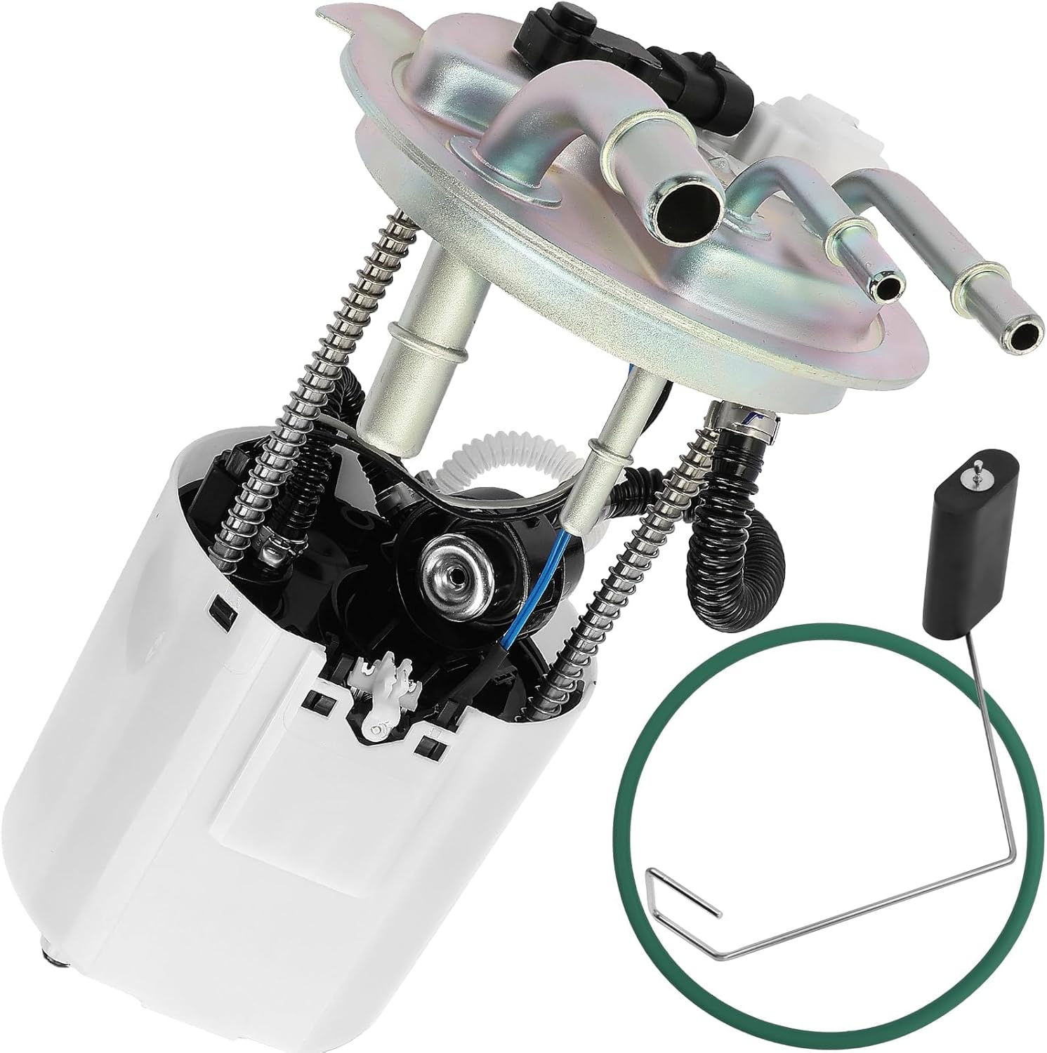 E3581M Electric Fuel Pump Module Assembly with Pressure Sensor Fit for Chevrolet Tahoe & GMC Yukon & Cadillac Escalade 2004-2007, 4.8L 5.3L 6.0L 6.2L, OE FG0808, P76262M, MU1639, 19256621, 88965556