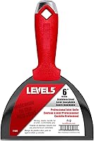 Vista 3 de Cuchillo para juntas de paneles de yeso de acero inoxidable de 4 pulgadas - LEVEL5 Grado profesional Extremo de martillo de metal Barro