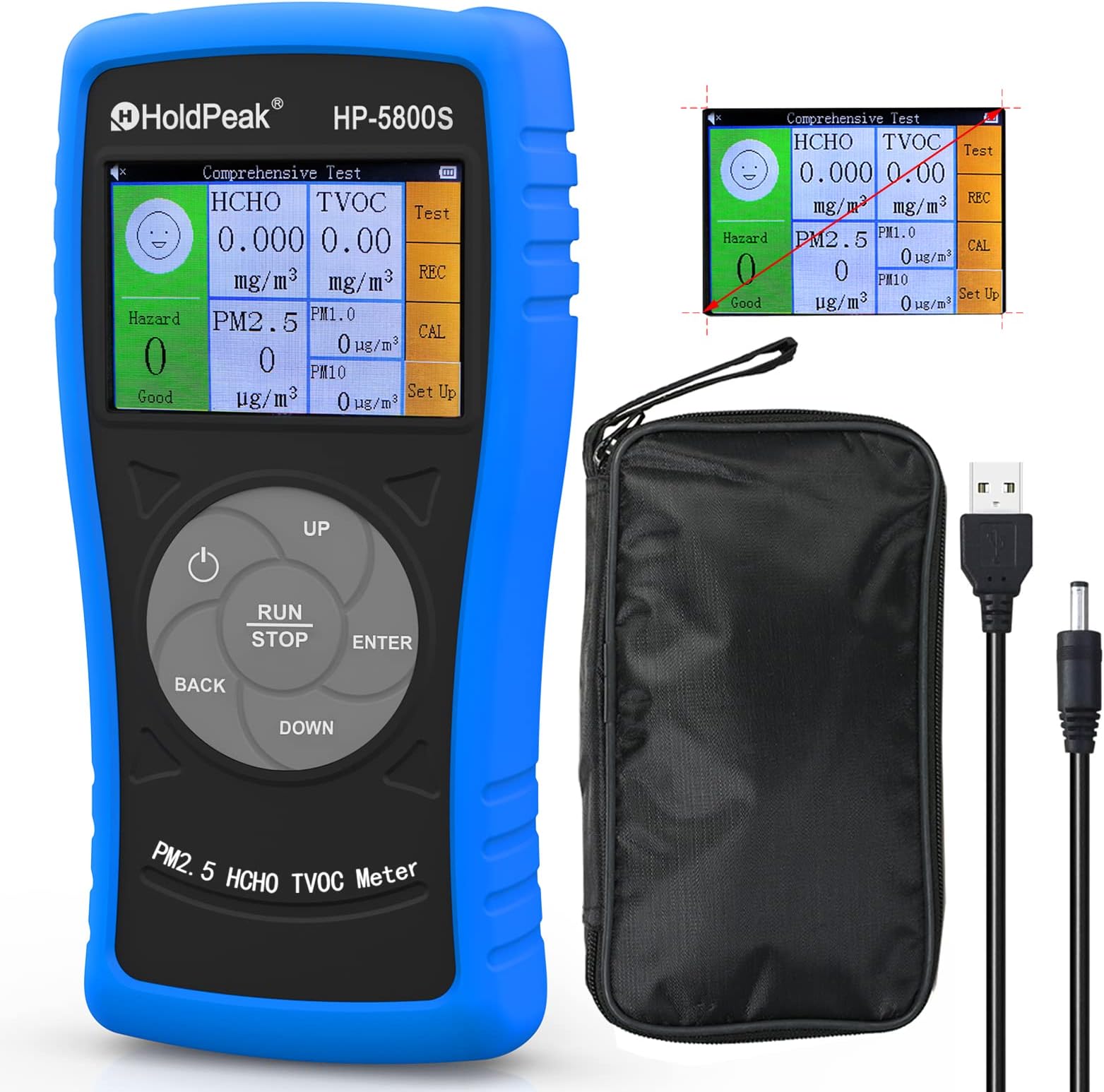 RQ-5800S 3 in 1 Air Quality Monitor