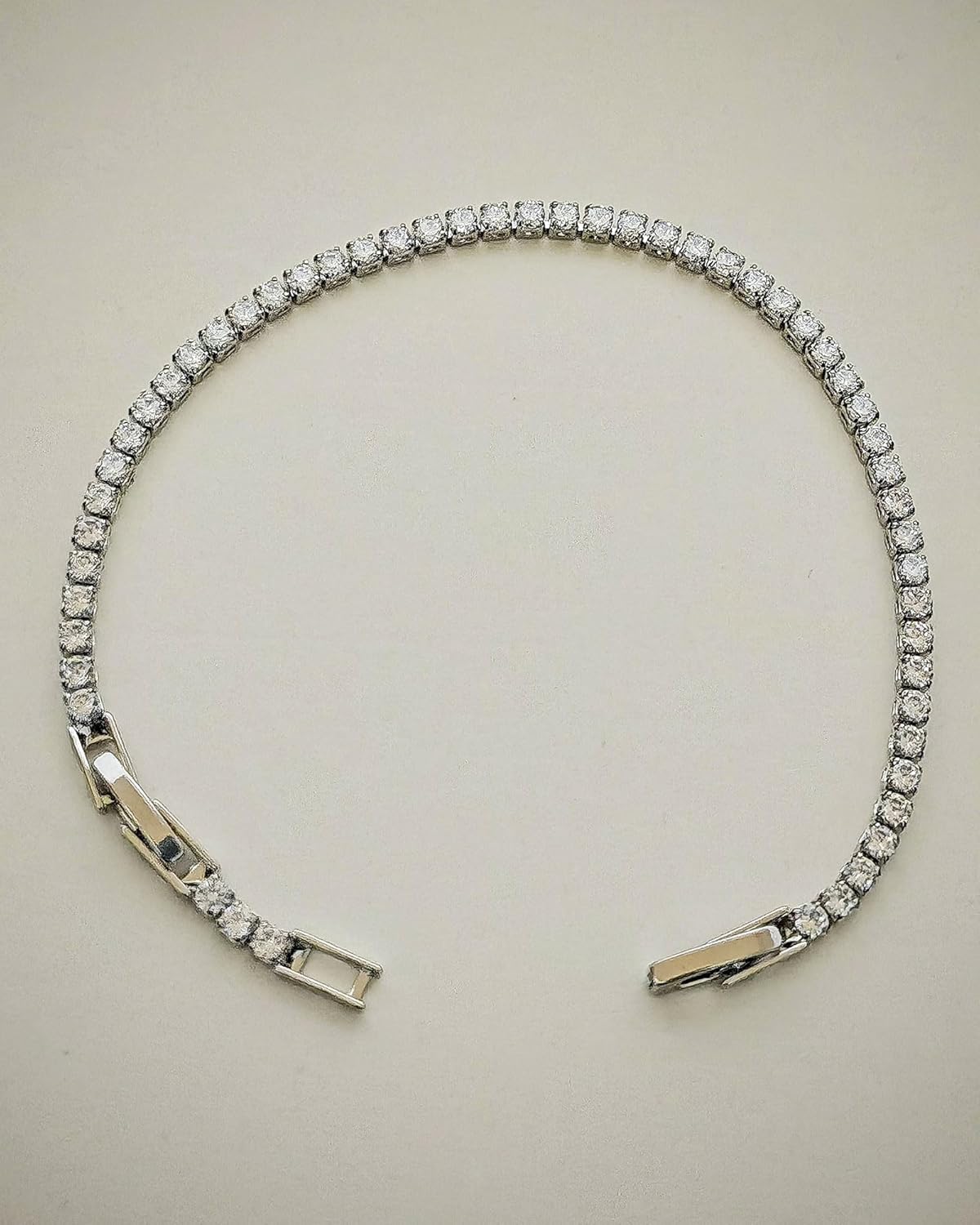 14K Gold Plated Cubic Zirconia Classic Tennis Bracelets for Women Dainty Round Oval Baguette Tennis Bracelet for Wedding Bridal Prom Jewelry Gift Size 6.5"+1" - Image 7