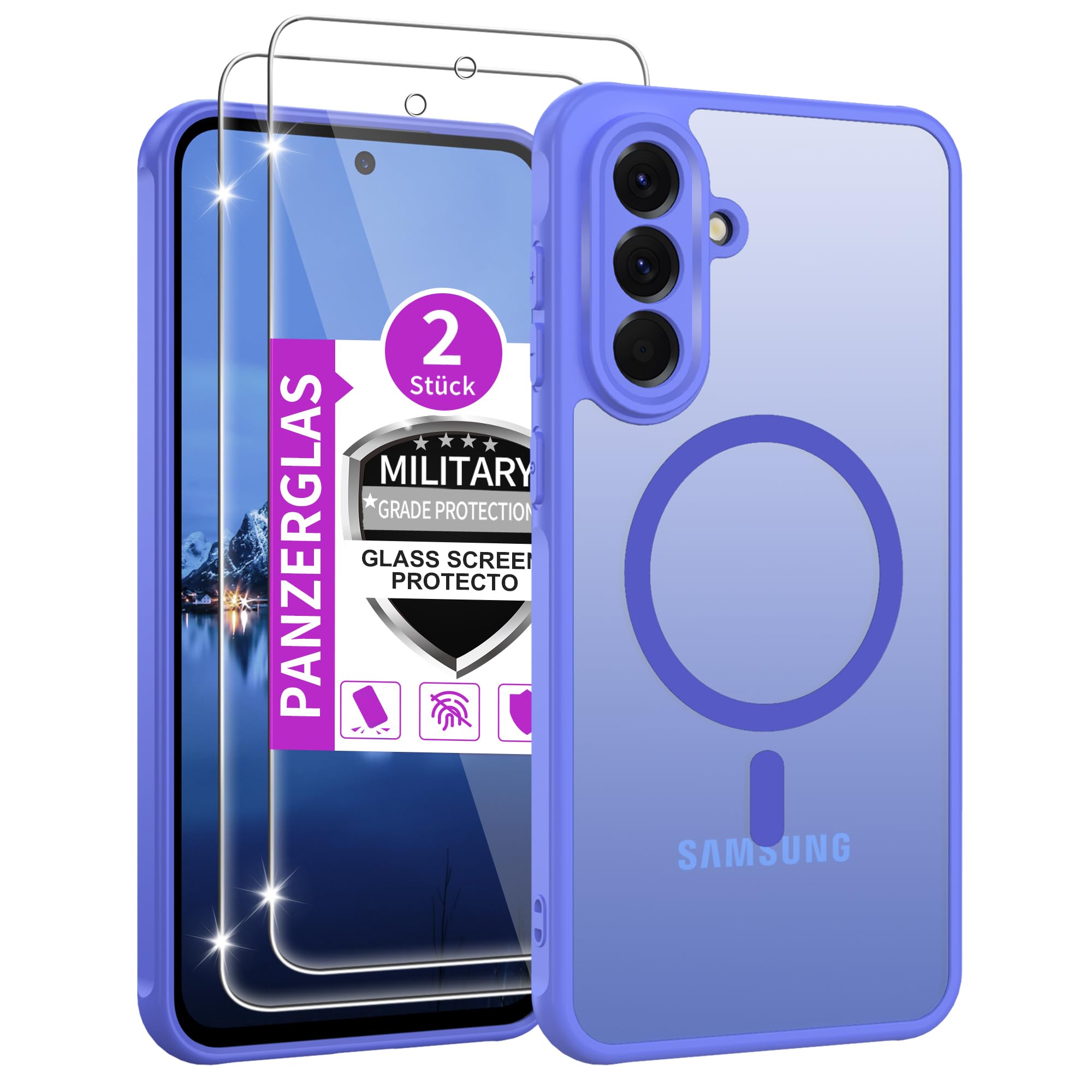 Jshru für Samsung Galaxy A15/A16/A56 5G/A17 /A26/A36/A37/A57 Hülle