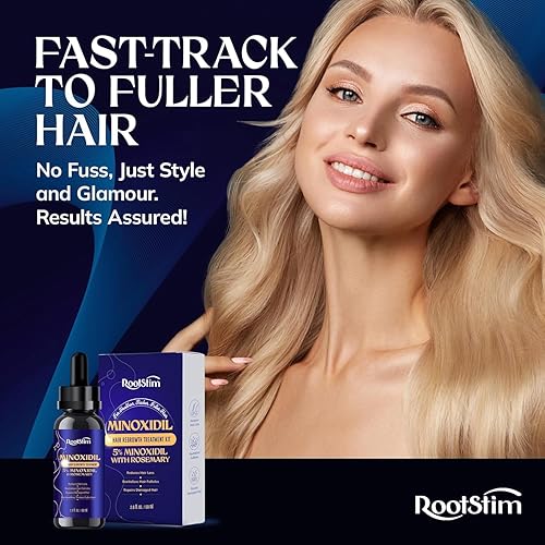 Miniatura 9 de 5% Minoxidil Beard Growth Kit for Men and Women: Extra Strength Minoxidil Hair Loss Treatment Serum with Rosemary for Faster Stronger Thicker Hair