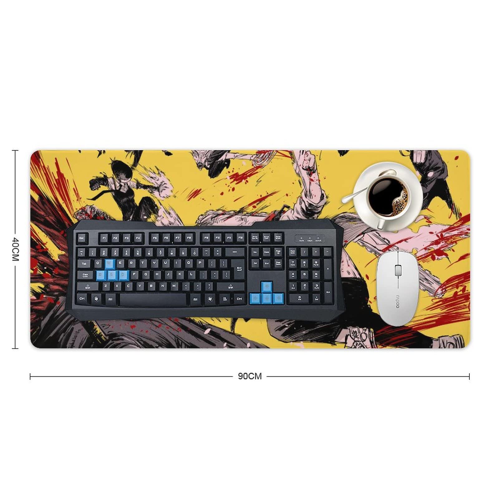 Amazon.co.jp: マウスパッド 大型 ゲーミングマウスパッド デンジ レゼ