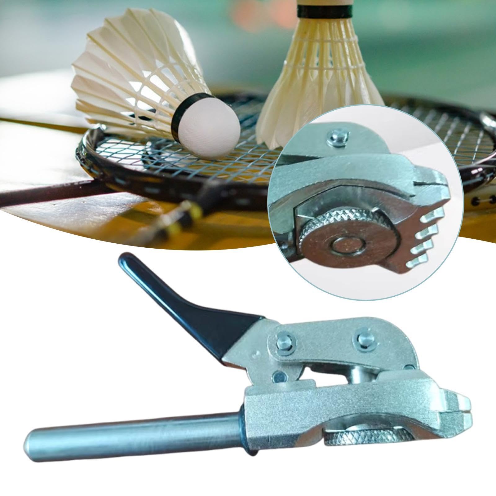 Supporto per Corda per Attrezzi Antiscivolo Portatile per Volano da Badminton