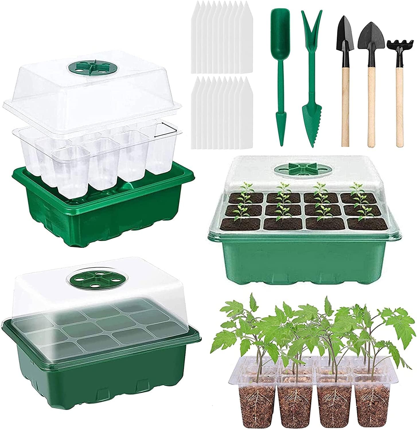 Yeehliny Pflanzschalen 10er Set - Ideal Für Anzucht & Hydrokultur