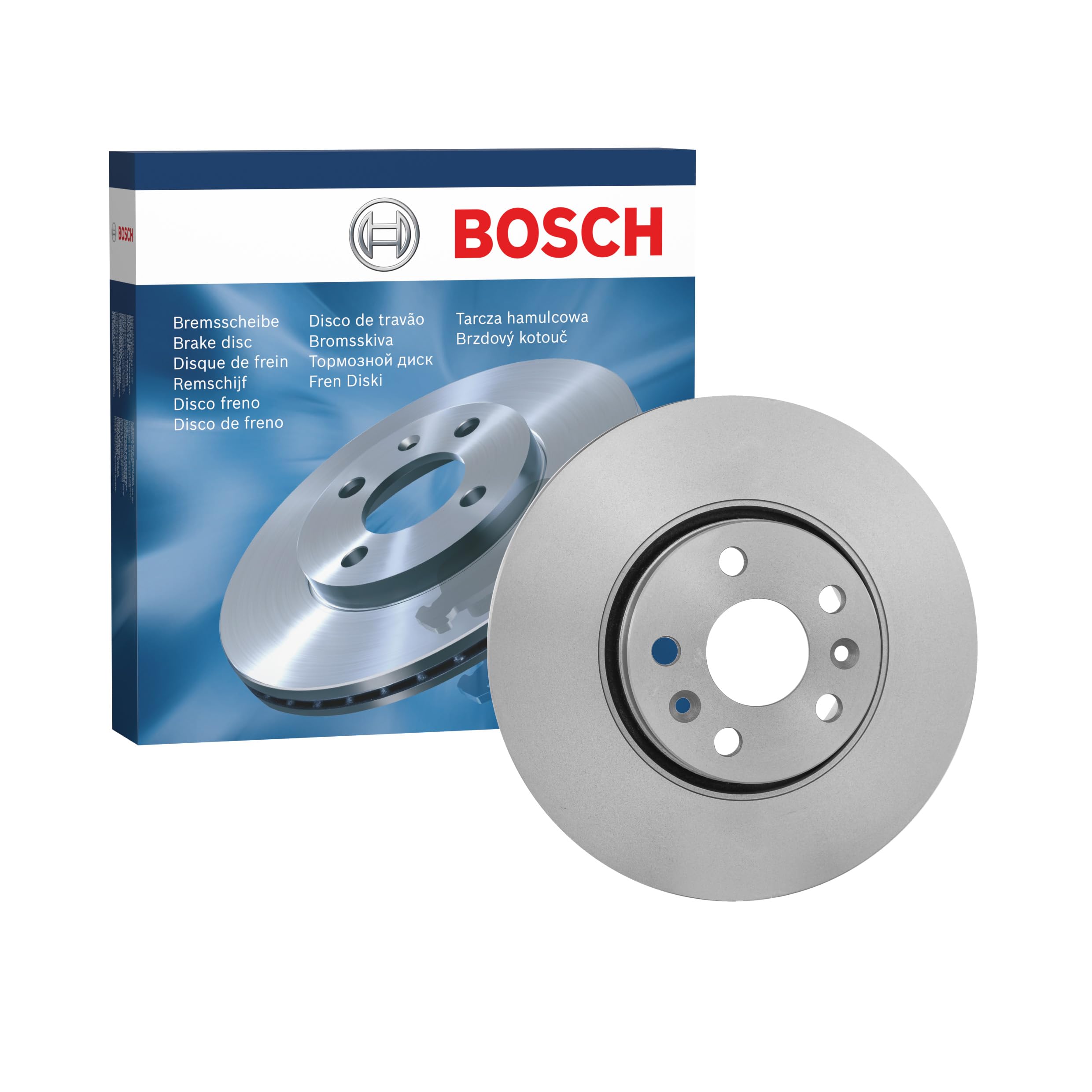 BOSCH Disco Freno BD1398 - Disco Freno Solido di 300mm - Asse Anteriore - Conforme al regolamento ECE-R90 - Lunga Durata, Anticorrosione Avanzata - 1 Disco
