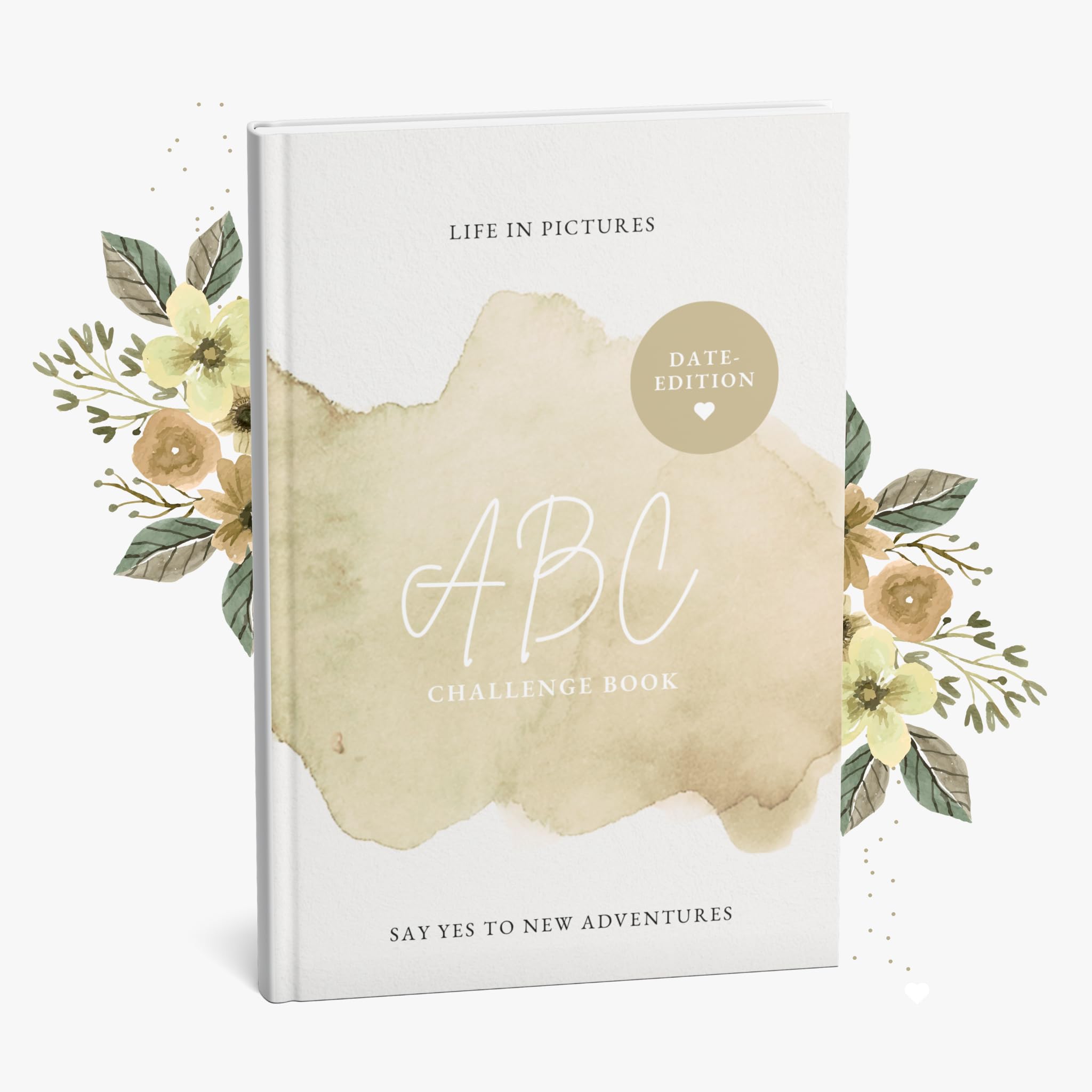 HERZENSBUCHT ABC Challenge Buch – Date Edition für Paare | 280+ Date-Ideen | ABC Dates für gemeinsame Erlebnisse | Bucket List & Couple Challenge | Geschenkidee für Weihnachten, Valentinstag Jahrestag