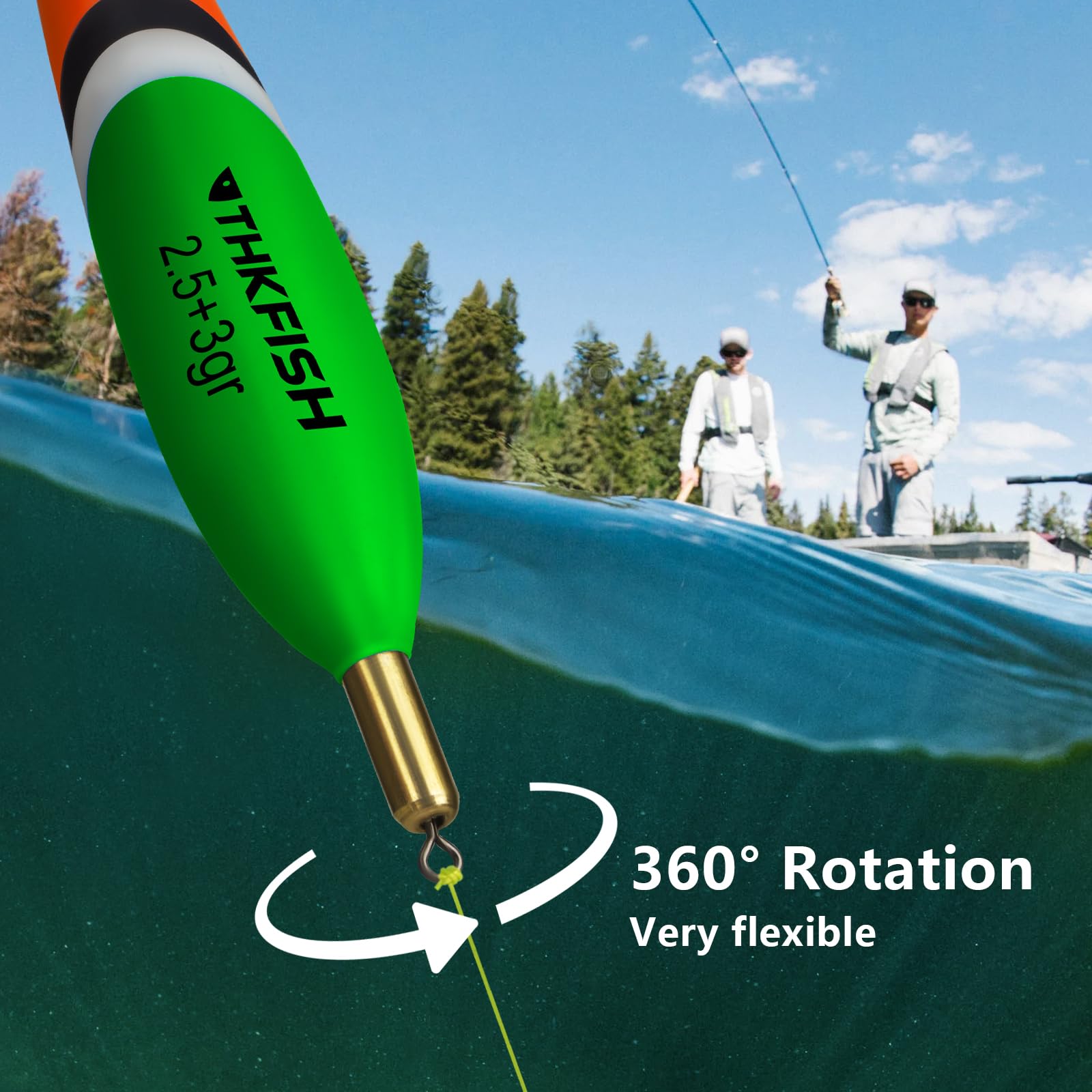 Galleggianti Da Pesca Luminosi THKFISH - 5 Pezzi EVA + 10 Luci | Pesca Notturna, 10g/20g/30g - Foto 8