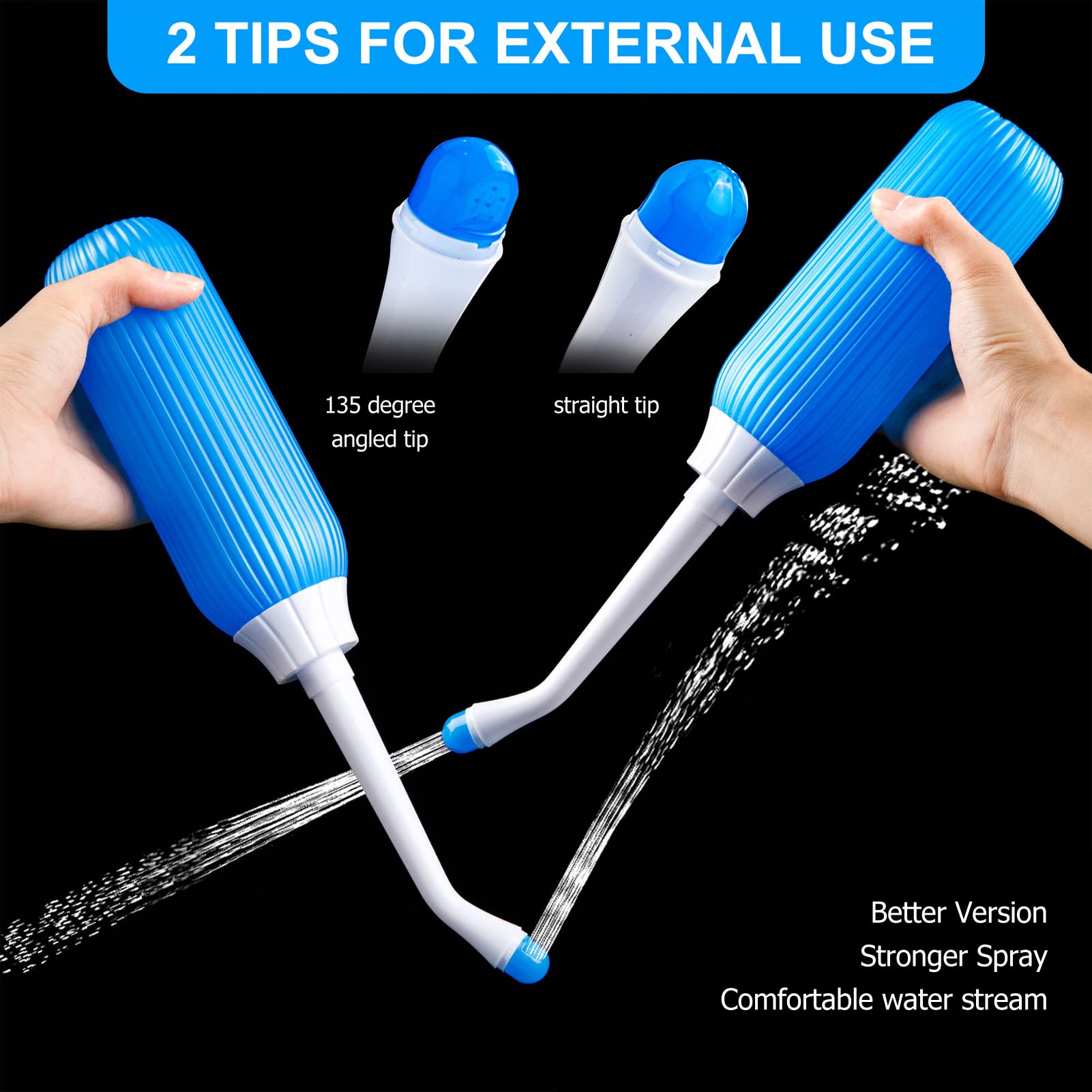 500ml Multipurpose Portable Bidet Sprayer Postpartum Peri Bottle for hygi-ene washing Soothing Postpa for Postpartum part Feminine Care — view 7