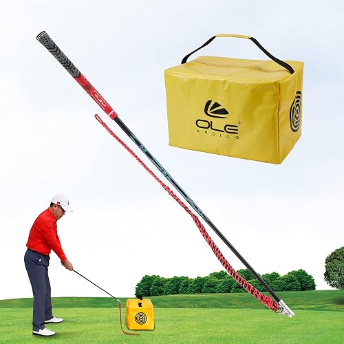 Golf Swing Whip and Impact Bag Set