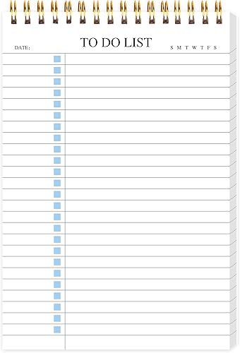 Miniatura 1 de KAICN Bloc de notas de lista de tareas, bloc de notas diario sin fecha con lista de tareas pendientes, planificador de lista de verificación, bloc