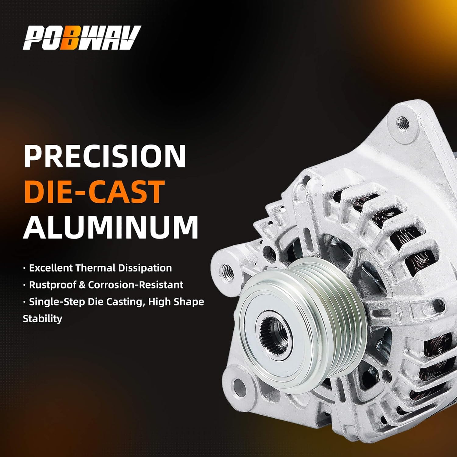 373002E721 Alternator Compatible with 2017 2018 2019 2020 Hyundai Elantra 2.0 &Kia Forte 2017-2023 Replace for 373002E821,11934,11934N,61001473