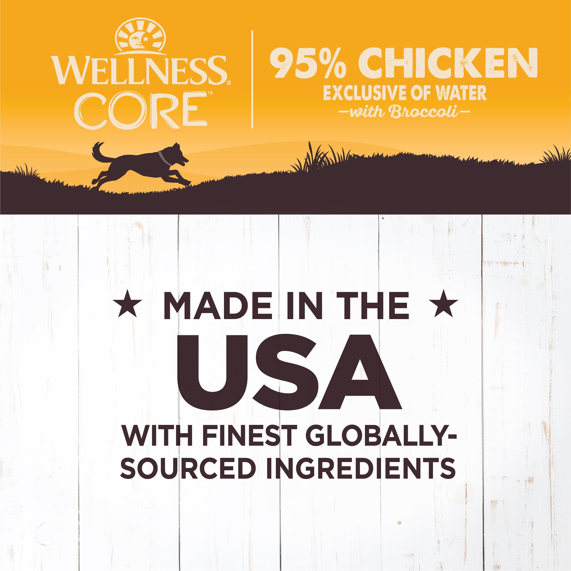 Wellness Natural Pet Food 7994 Can Core 95 Prozent natürliches nasses, getreidefreies Dosenfutter, 12,5