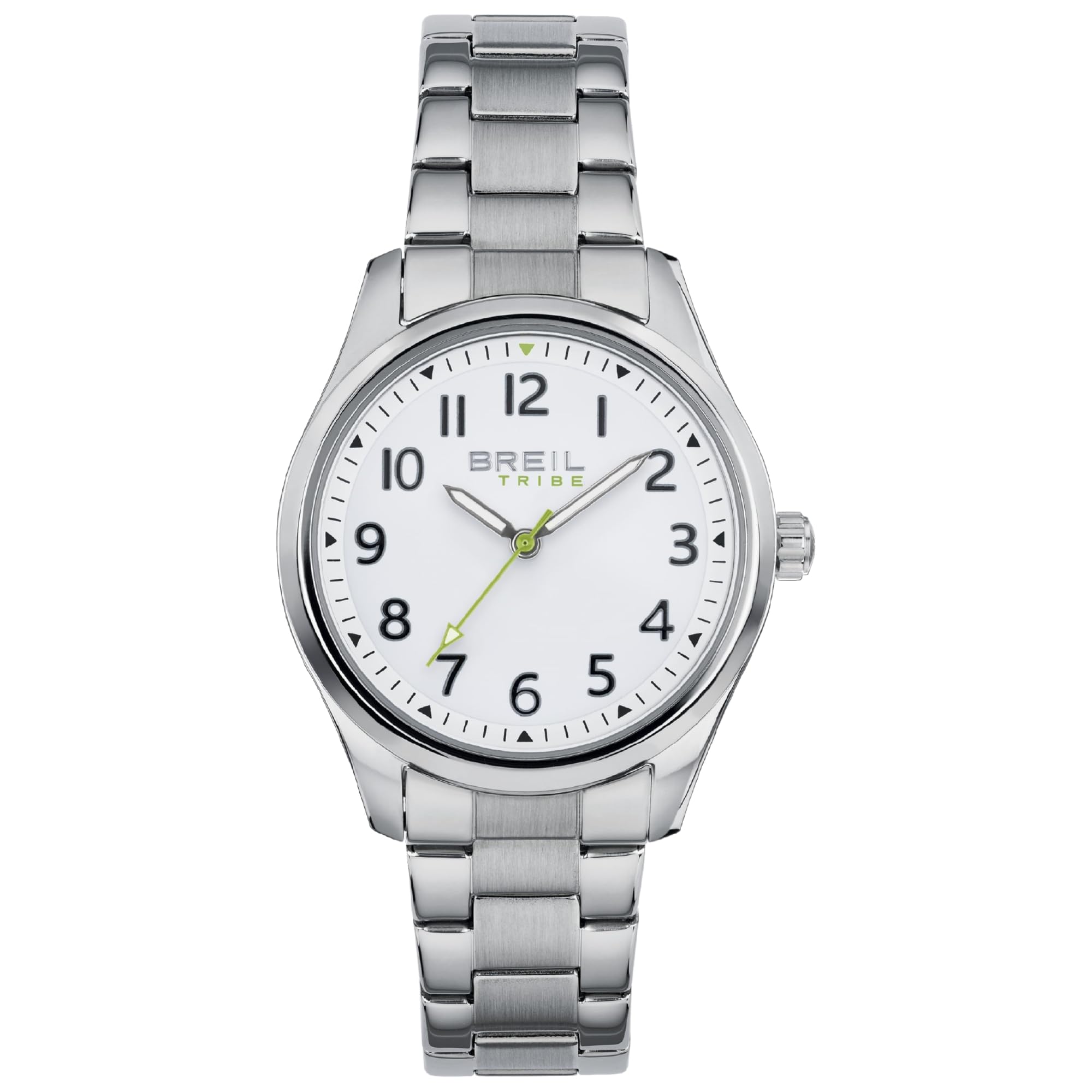 Breil - Beginning Watch Made of Steel for Men, Silver-Blue, One Size, Bracelet
