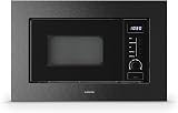 Klarstein Verosteel Built-in Microwave with Grill – 20L, 700W Microwave & 800W Grill, 8 Programs, Touch Control, Stainless Steel, Integrated Microwave Oven, Black Stainless Steel - 1