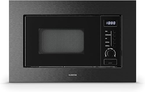 Klarstein Verosteel Built-in Microwave with Grill – 20L, …