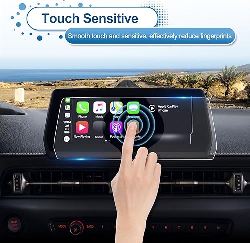 Vista 5 de Protector de pantalla T oyota Supra 2022 2021 2020 para Supra GR Supra (J29/DB) de 8.8 pulgadas, pantalla táctil de navegación de vidrio templado