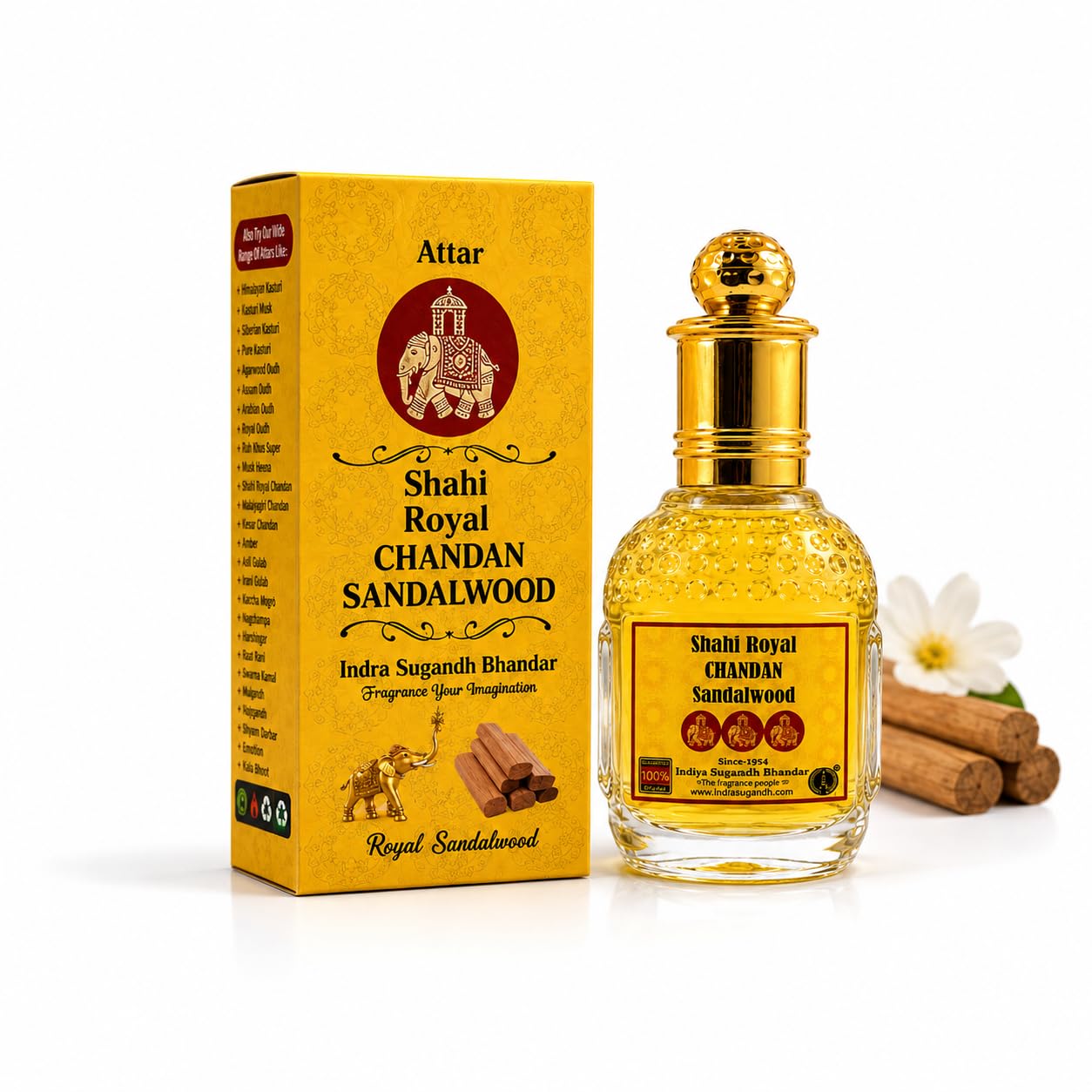 INDRA SUGANDH BHANDAR World Best Sandal Shahi Royal Chandan Attar for Men, 25 ml-image-36