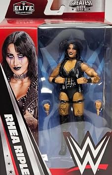 WWE Rhea Ripley Elite Collection Greatest Hits Series #11 2026 Action Figure 6-inch Collectible Superstar with 14 Articulation Points Life-Like Look | 2026 Action Figure, 14 Articulation Points, Life-Like Look, Collectible Superstar