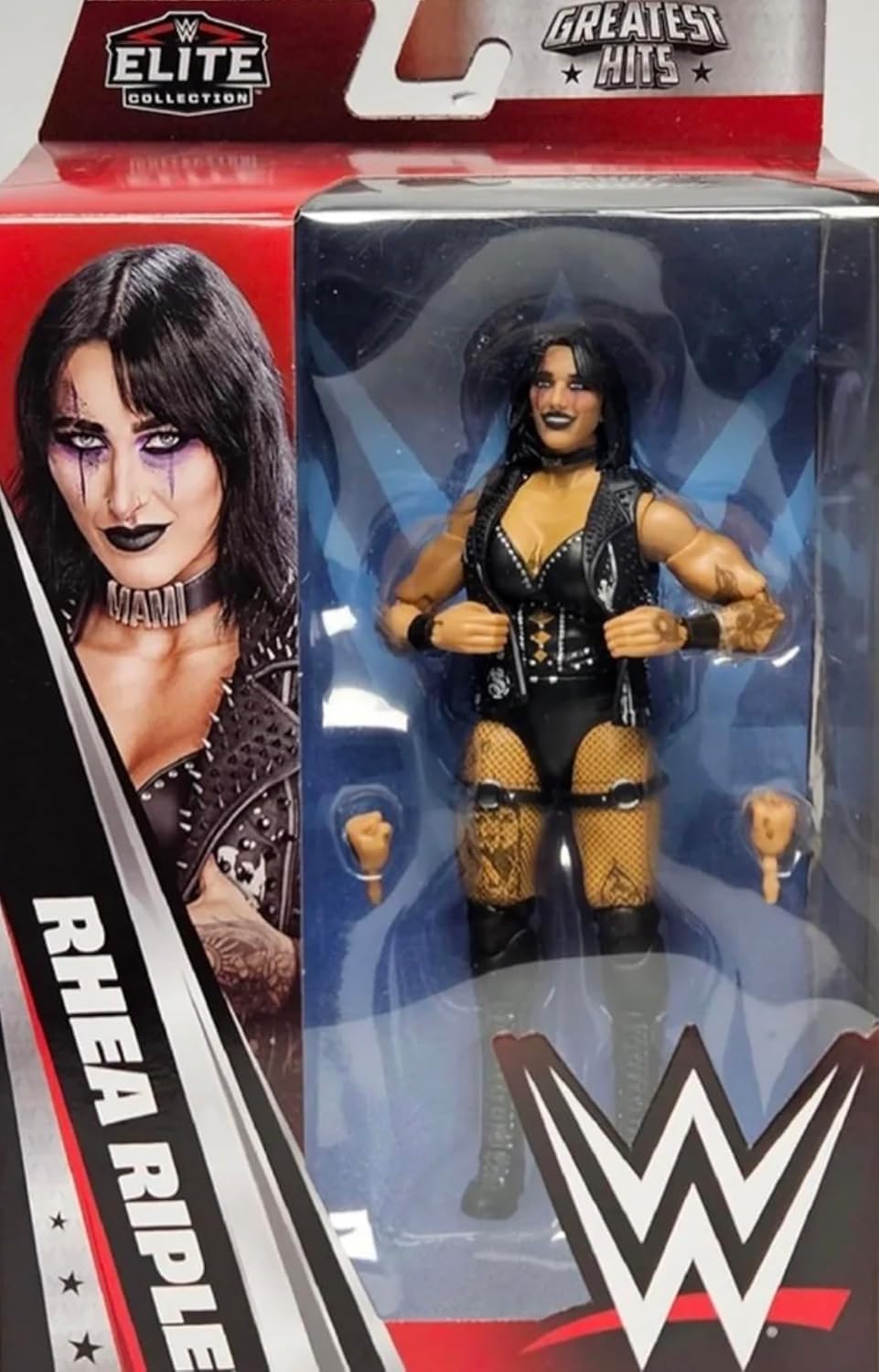 WWE Rhea Ripley Mattel Elite Collection Greatest Hits Series 11 Wrestling Figura de acción de juguete luchador