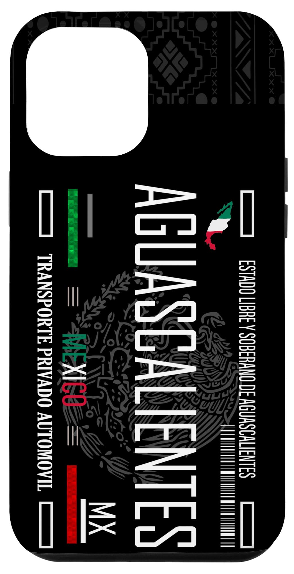 iPhone 14 Plus Aguascalientes License Plate Case