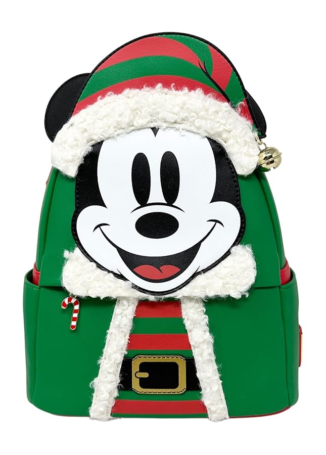 Loungefly クリスマス リュック Loungefly Disney Mickey, Minnie, and Pluto Christmas Lights