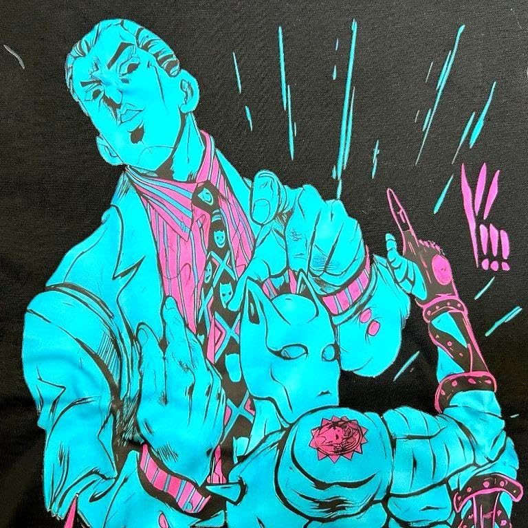 Amazon.co.jp: ジョジョの奇妙な冒険 吉良吉影 T 黒 XL ブラック