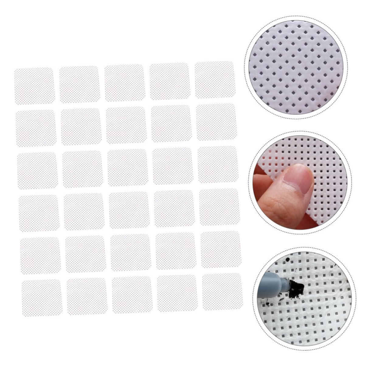 FRCOLOR 2sets Glue Bottle Accessory Nail Polish Wipes Quick Clean Lint- for Salons 540pcs*2