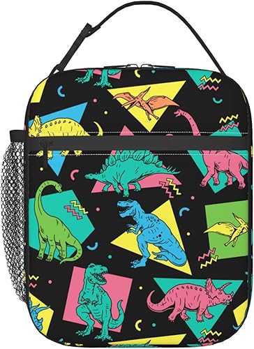 Miniatura 23 de Bolsa de almuerzo con diseño de retrato de cerdo, bolsa de comida aislada, contenedor de alimentos para escuela, trabajo, picnic, viajes